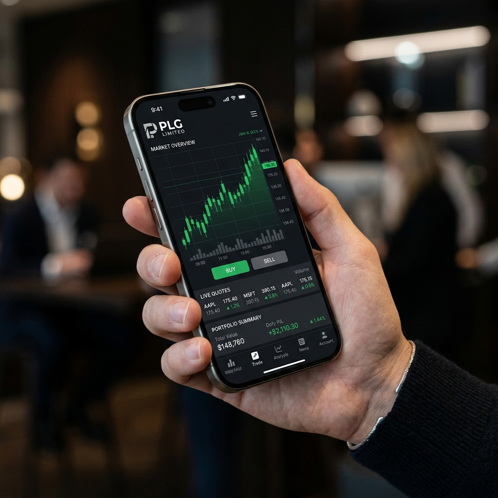 PLG Limited Mobile Trading Terminal